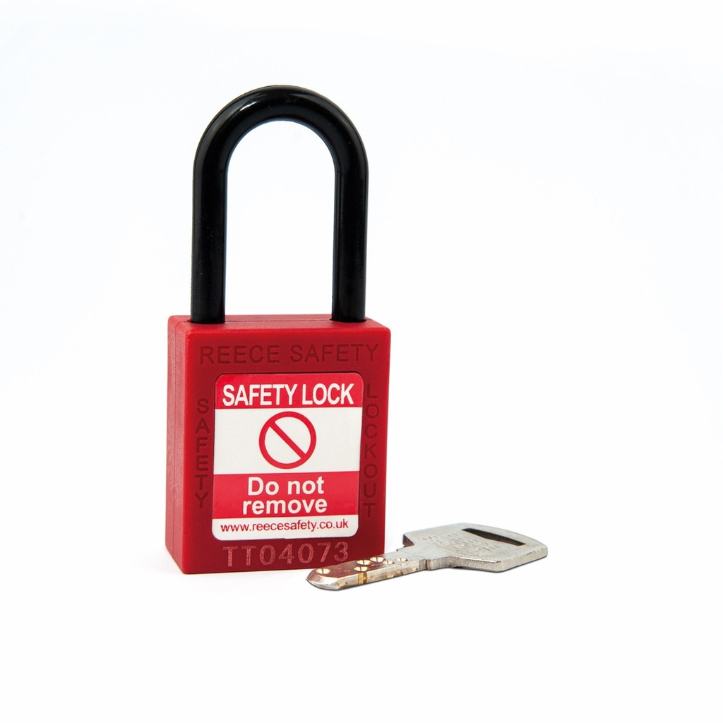 Red REECE Non-Conductive Safety Padlock KA SET | Wallenius WIlhelmsen ...